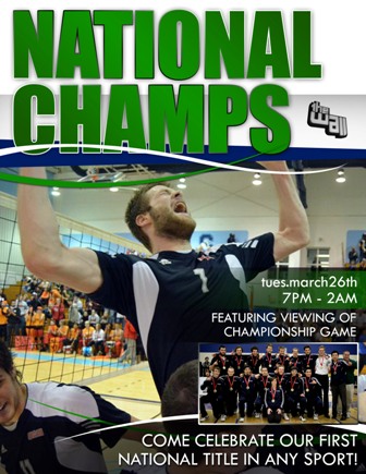 Men's Volleyball Champs Poster
