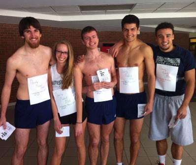 Nearly Naked Cross Country runners