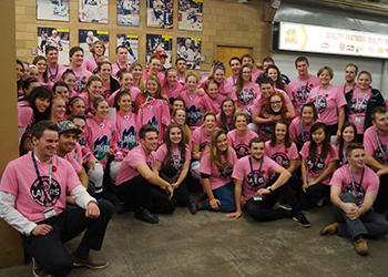 Pink the Rink Group shot