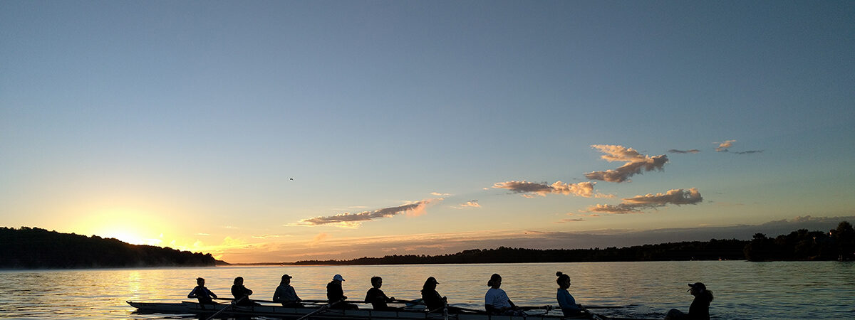 Varsity rowing team