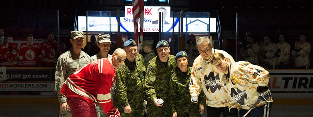 Lakers military night